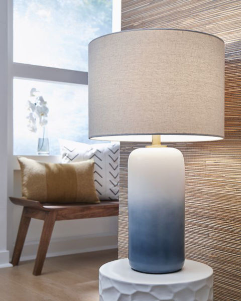 Picture of Lemrich Teal Table Lamp